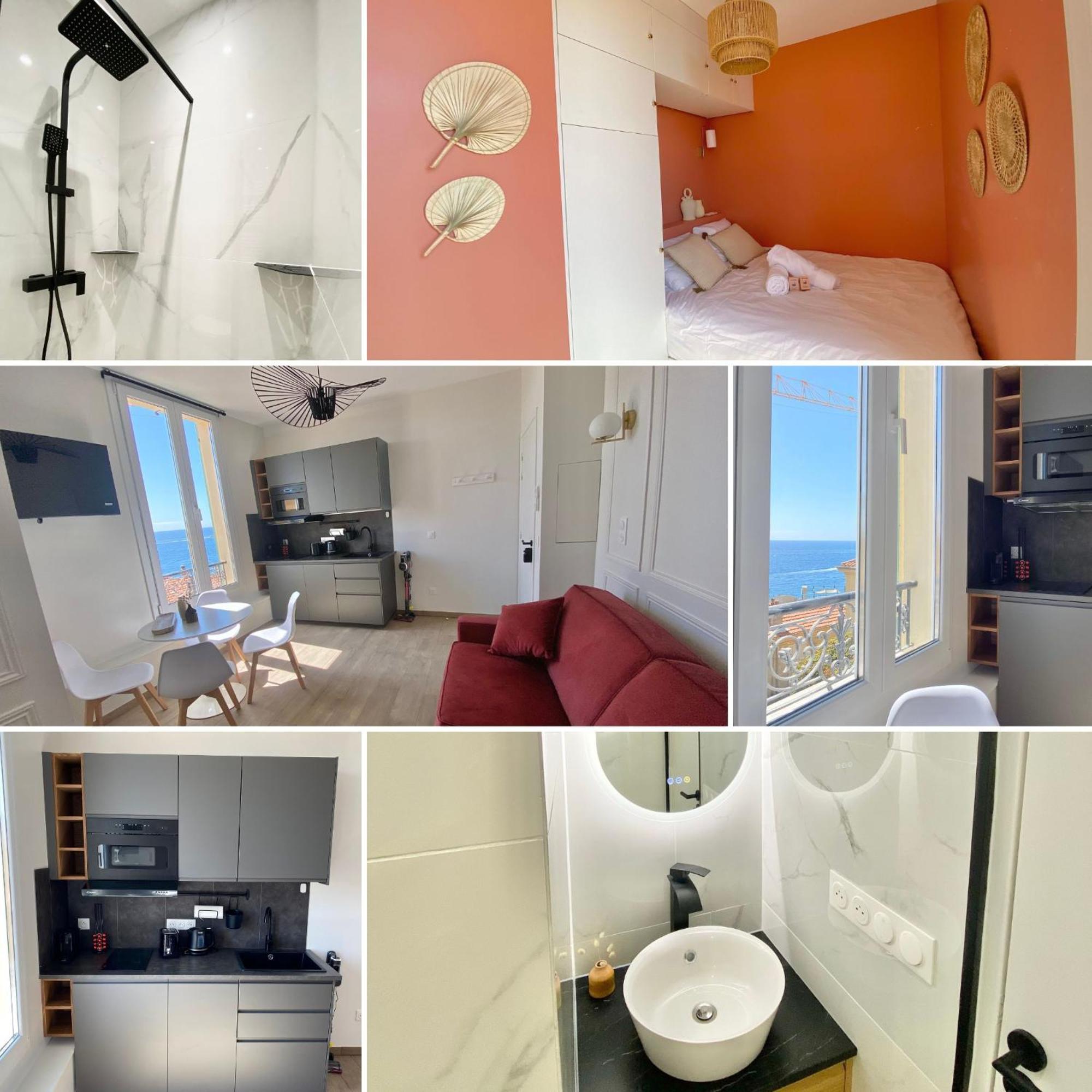 Appartement Moderne Climatise Monaco Vue Mer Кап-д'Ай Экстерьер фото
