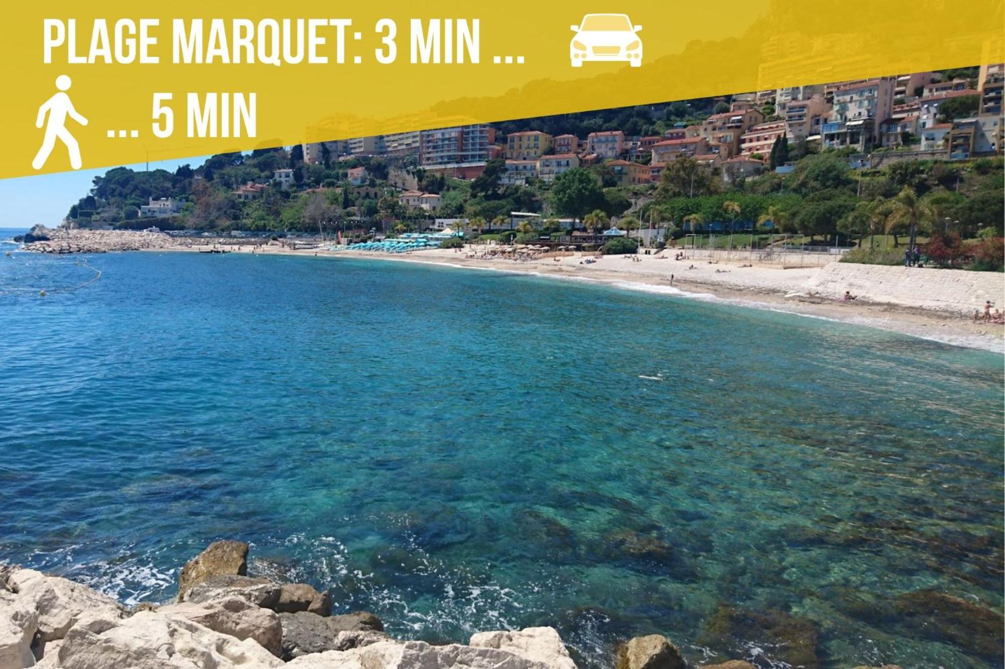 Appartement Moderne Climatise Monaco Vue Mer Кап-д'Ай Экстерьер фото